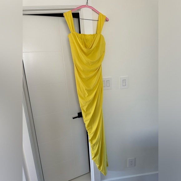 Staud Maxi Storm Gown in yellow size XL - Picture 7 of 9